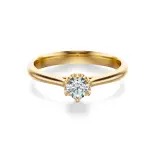 Pierścionek zaręczynowy z diamentem